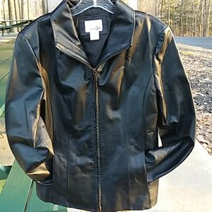 EAST 5TH GENUINE LEATHER BLACK JACKET